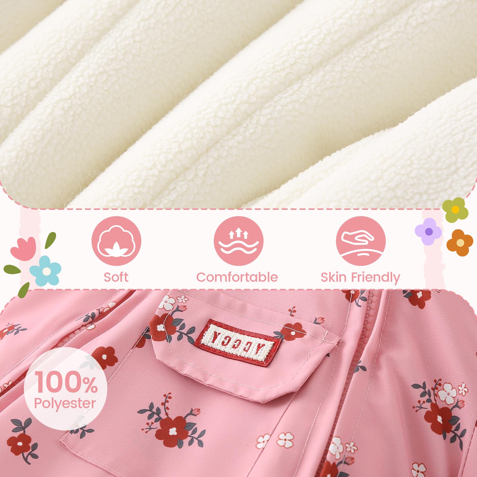 WYTbaby Combinaison de neige pour bébé - Avec capuche - Pour l'hiver - Chaude - Pour tout-petits, garçons et filles de 0 à 24 mois