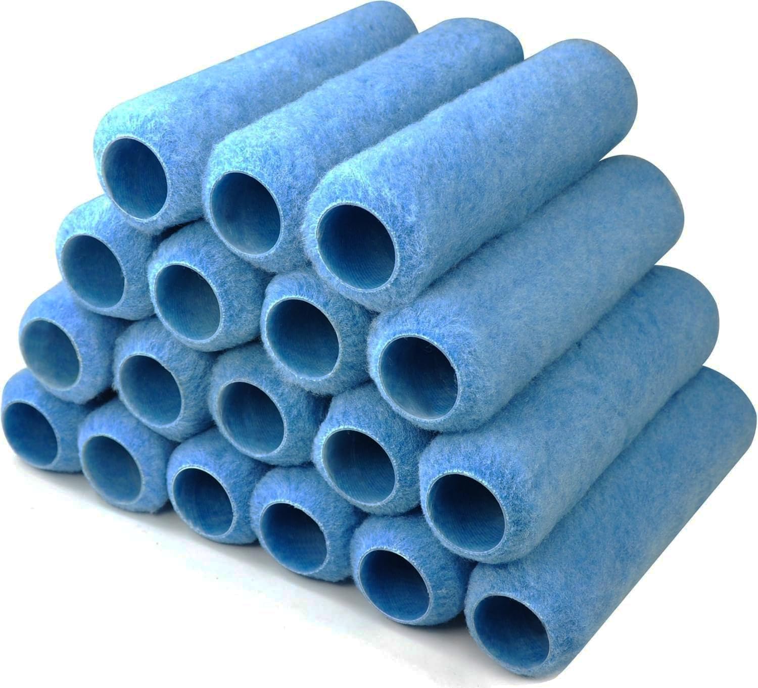18 manicotti per rullo da 22,9 cm, per pareti da pittura e soffitto, copertura per rullo da 3/8 per rullo da 22,9 cm, fibre dense tengono più vernice e vernice in modo uniforme su