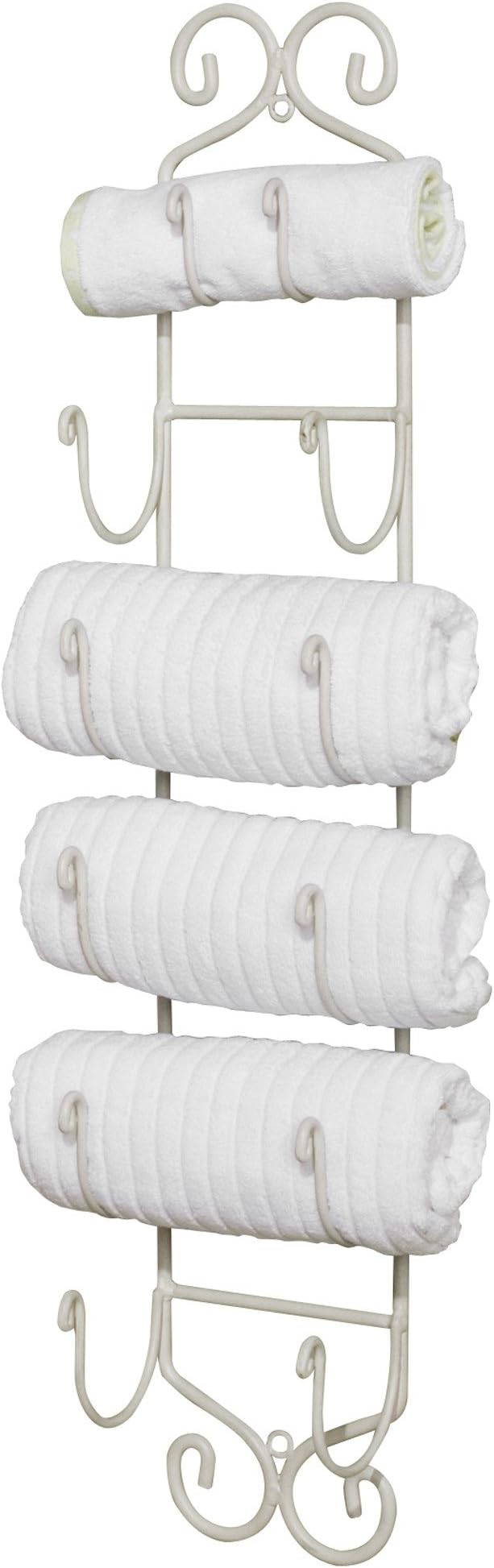 White Towel Rack