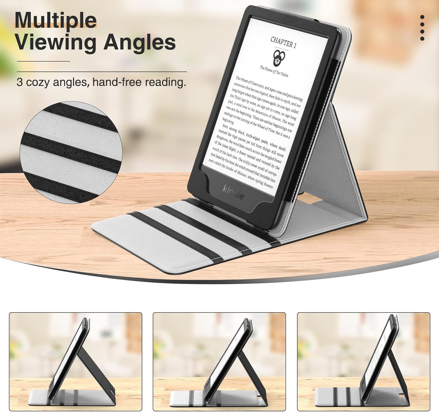 Kindle case demonstrating multiple viewhoeken