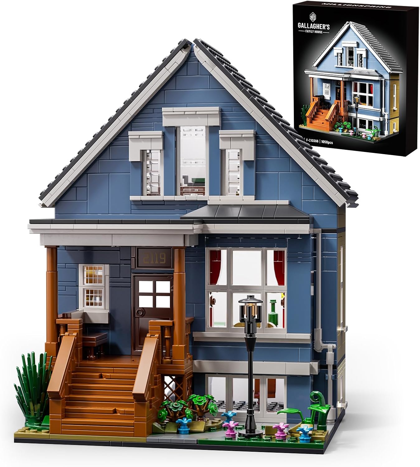 Gallagher House Building Blocks Set Creative Toys Compatible with Lego