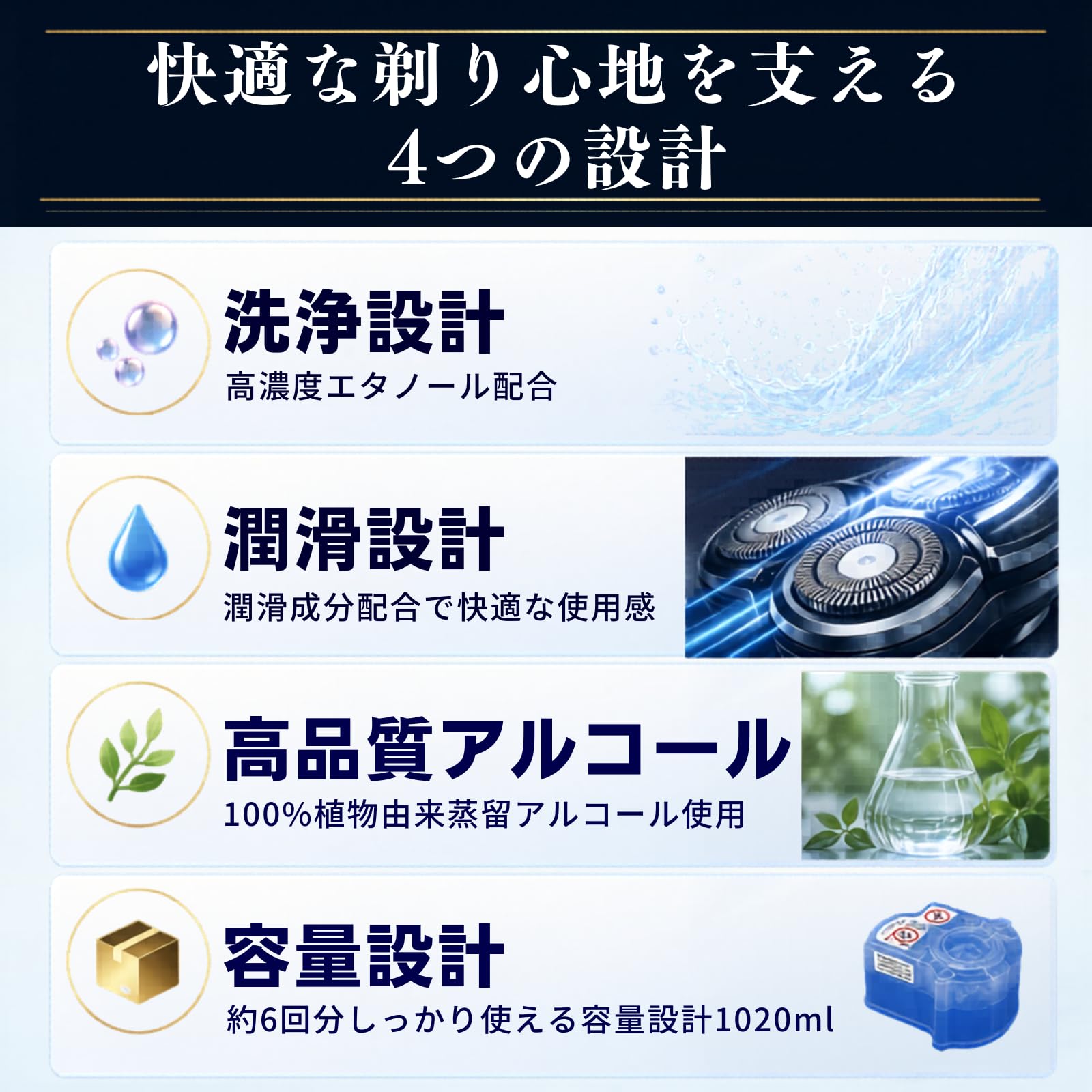ブラウン シェーバークリーンNEW 洗浄液 互換 CCR6 CR シリーズ5,7,9対応
