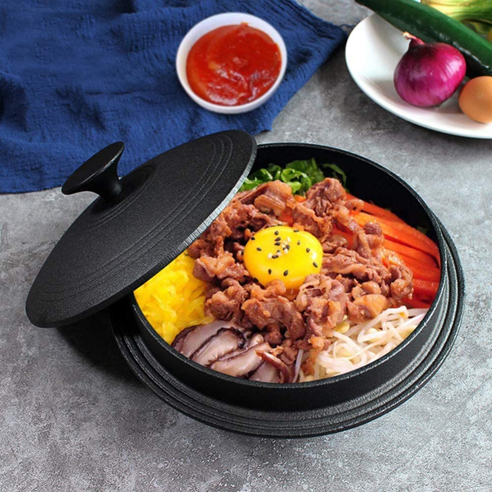 Casseruola in Ceramica, pentola in Terracotta, pentola in ghisa, pentola per Bibimbap Coreano, pentole di Argilla per Cucinare in casa, casseruola, per soffriggere, Frigg