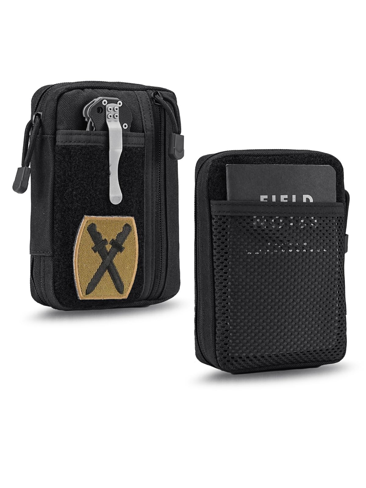Sayram SP5 EDC Pouch Tool Organizer, Small Tool Pouch with Hook and Loop