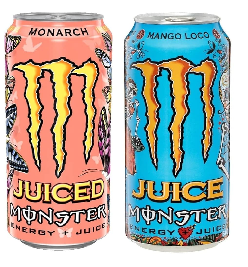 Monster Energy Drink Combo Pack (Monarch, Mango Loco) Smooth Delicious Drink 500ml (B0CQYG6L9H) Amazon Price History, Amazon Price Tracker