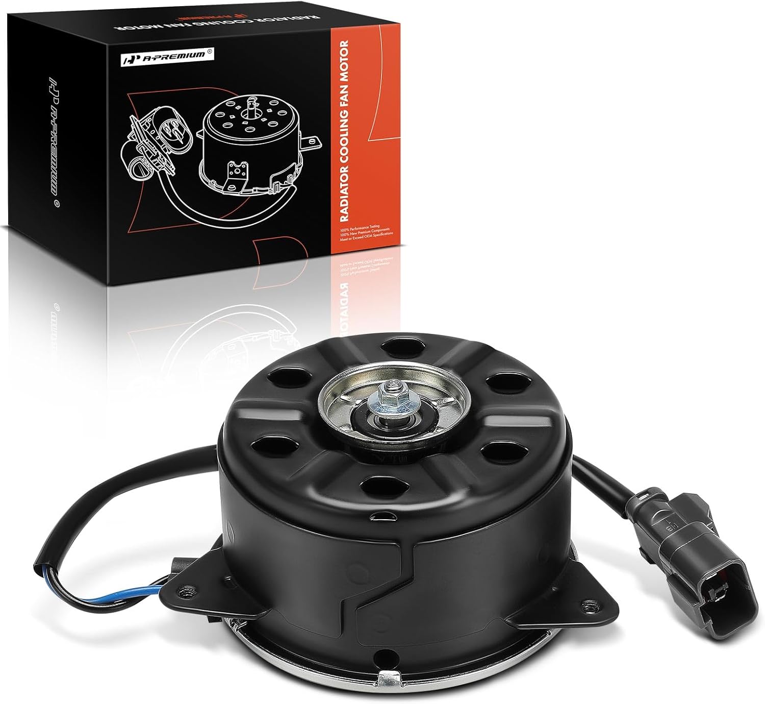 A-Premium Radiator Fan Motor Compatible with Acura MDX 2007 2008 2009 2010