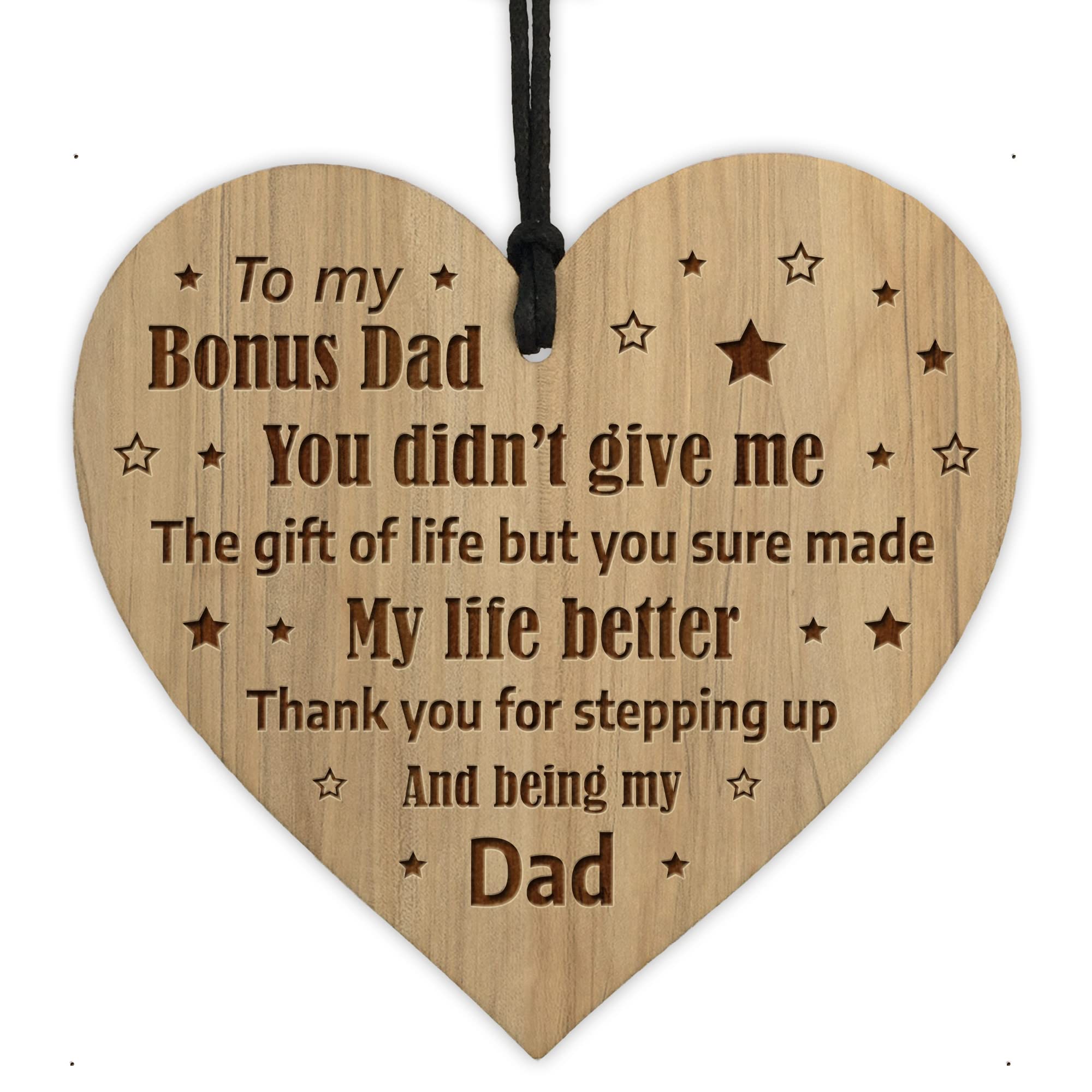 Red Ocean Novelty Gift For Step Dad Engraved Birthday Gift For Step Father Christmas Gifts For Men Step Dad Gift For Step Daughter Son