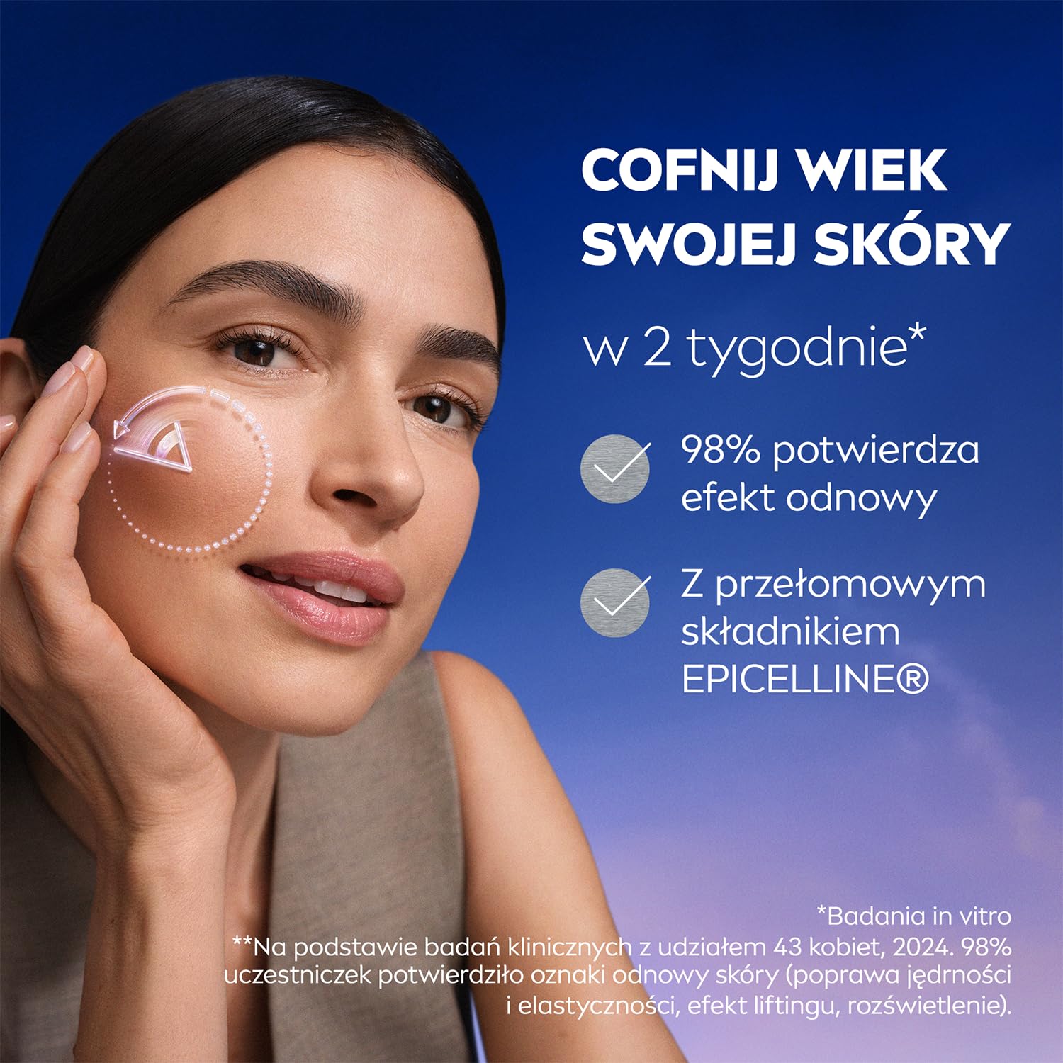 NIVEA CELLULAR Epigenetics Przeciwzmarszczkowe serum odmładzające do twarzy na dzień z kwasem hialuronowym, 30 ml