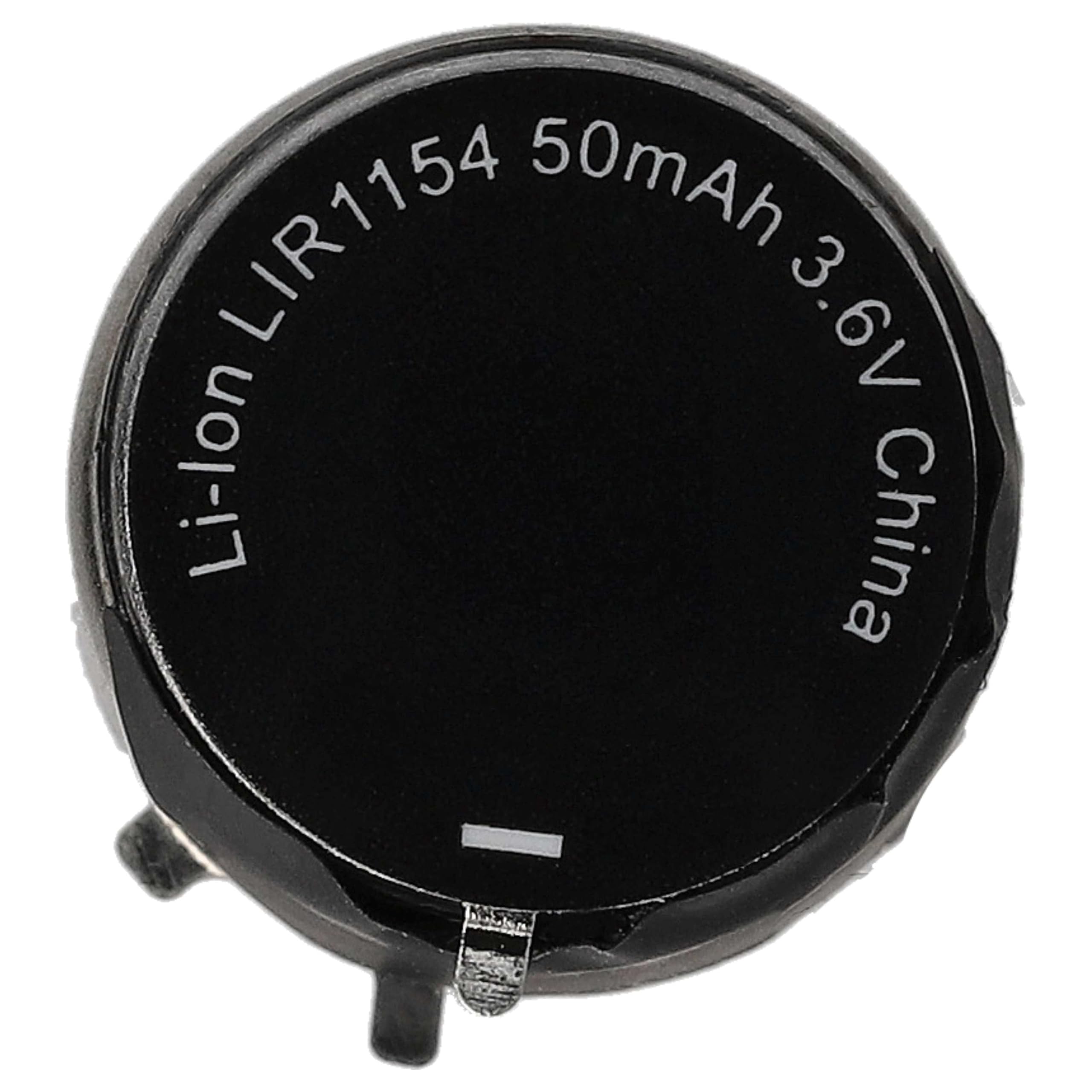 vhbw 2 x bateria zastępuje Apple A3HOC, CP1154 do bezprzewodowych słuchawek (50 mAh, 3,6 V, Li-ion)