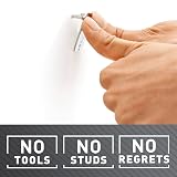 3M Claw Metal Heavyweight Drywall Picture Hanger with Spot Markers - Variety Pack, Self-Adhesive, Holds up to 45 lbs – view 8
