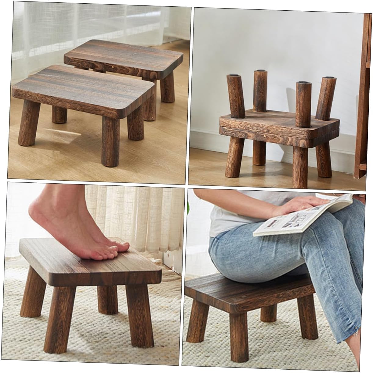 ABOOFAN Gardening Stool Boy Girl Kitchen Stool Helper for Boys and Girls Adults