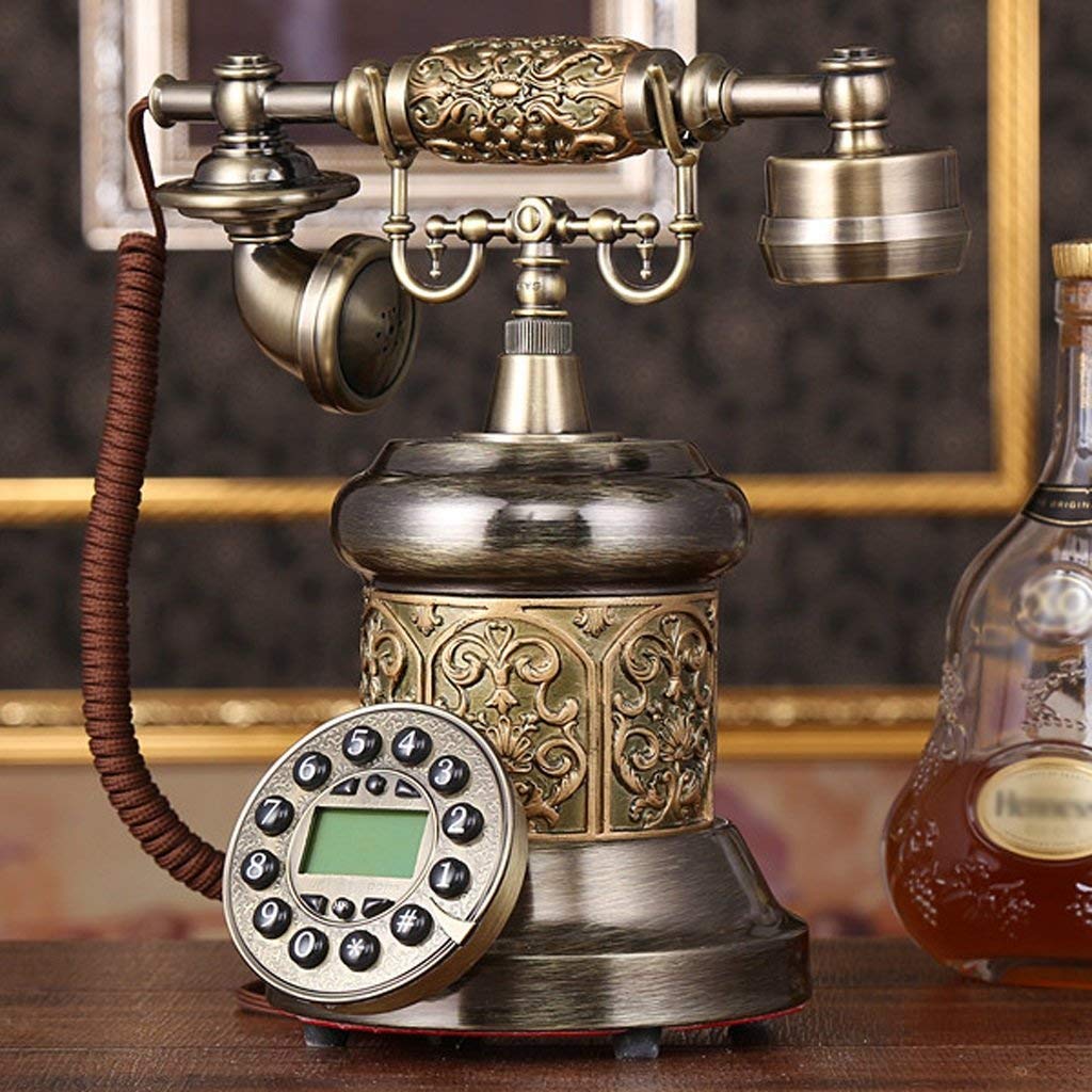 Telefono Antico Europeo Pastorale retrò Telefono Fisso per Famiglie Telefono Antico