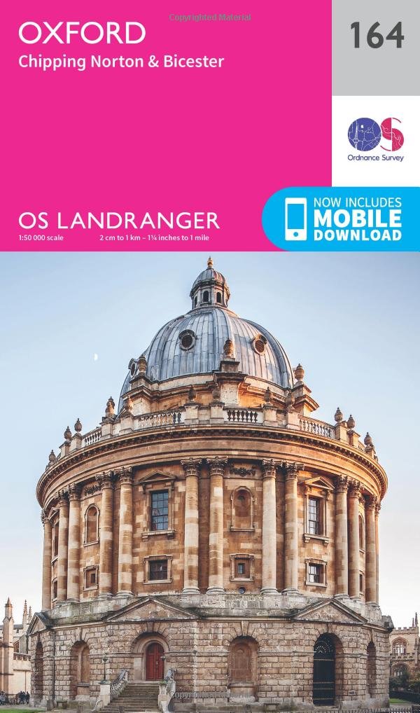 Oxford Map | Chipping Norton & Bicester | Ordnance Survey | OS Landranger Map 164 | England | Walks | Cycling | Days Out | Maps | Adventure