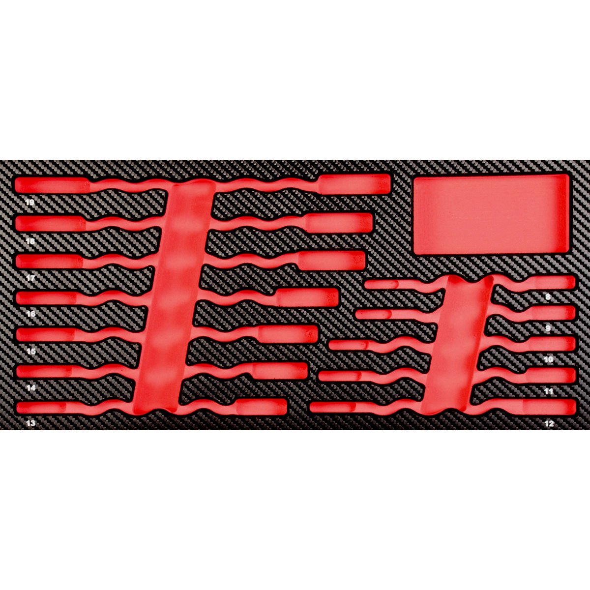 5999-05E Proform - Modulo vuoto per chiavi ad anello a cricchetto GearTech