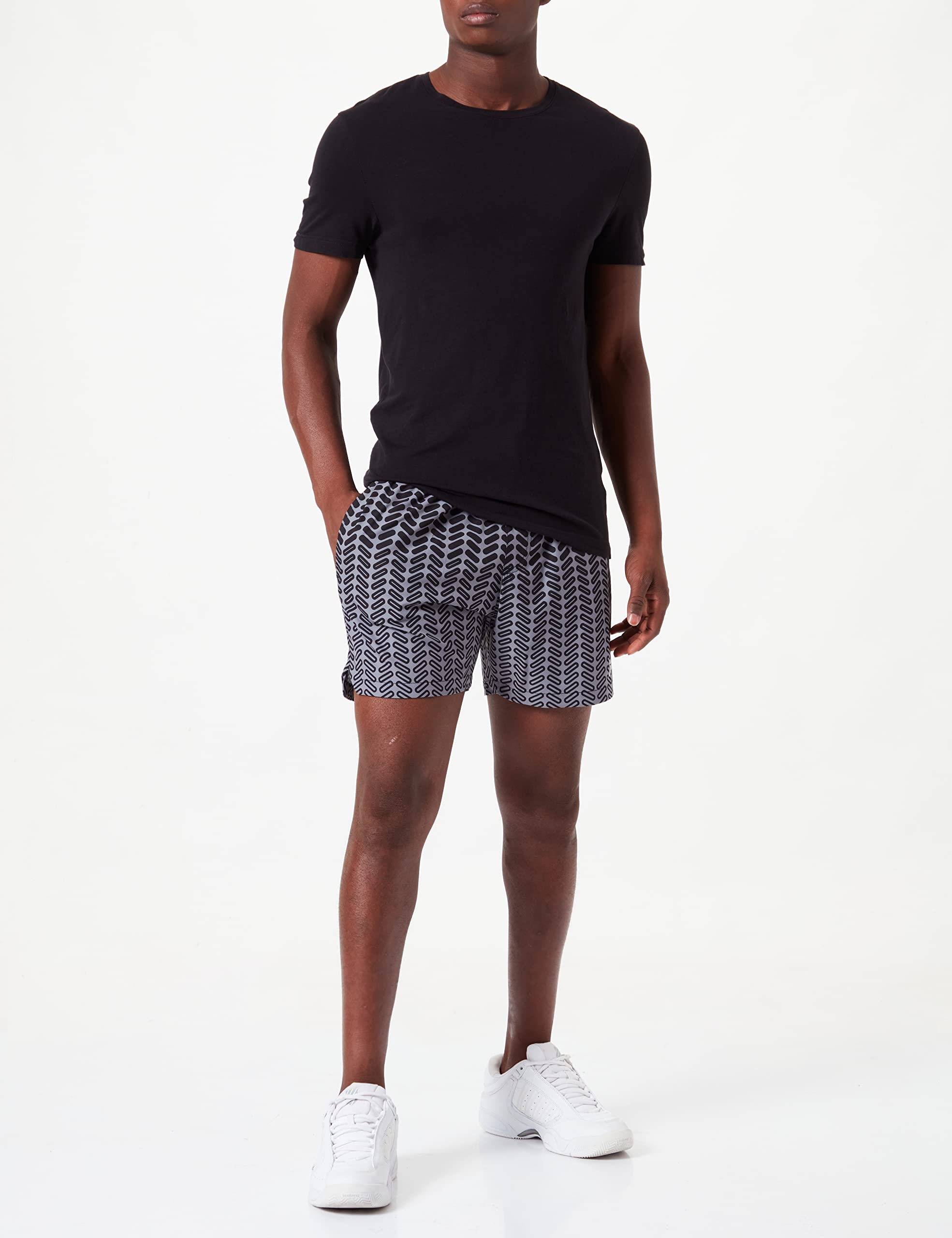 FILA Męskie spodenki do biegania RAGA Night Owl Fade AOP, M
