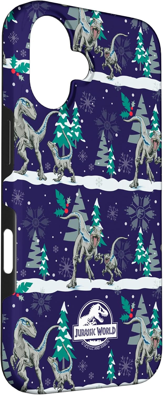 iPhone 16 Jurassic World Blue The Raptor All Over Print Case