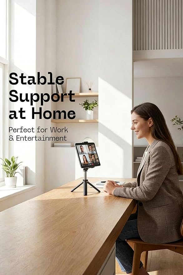 Soporte para tablet FANAUE con cabeza esférica, 360° giratorio, plateado miniatura 9