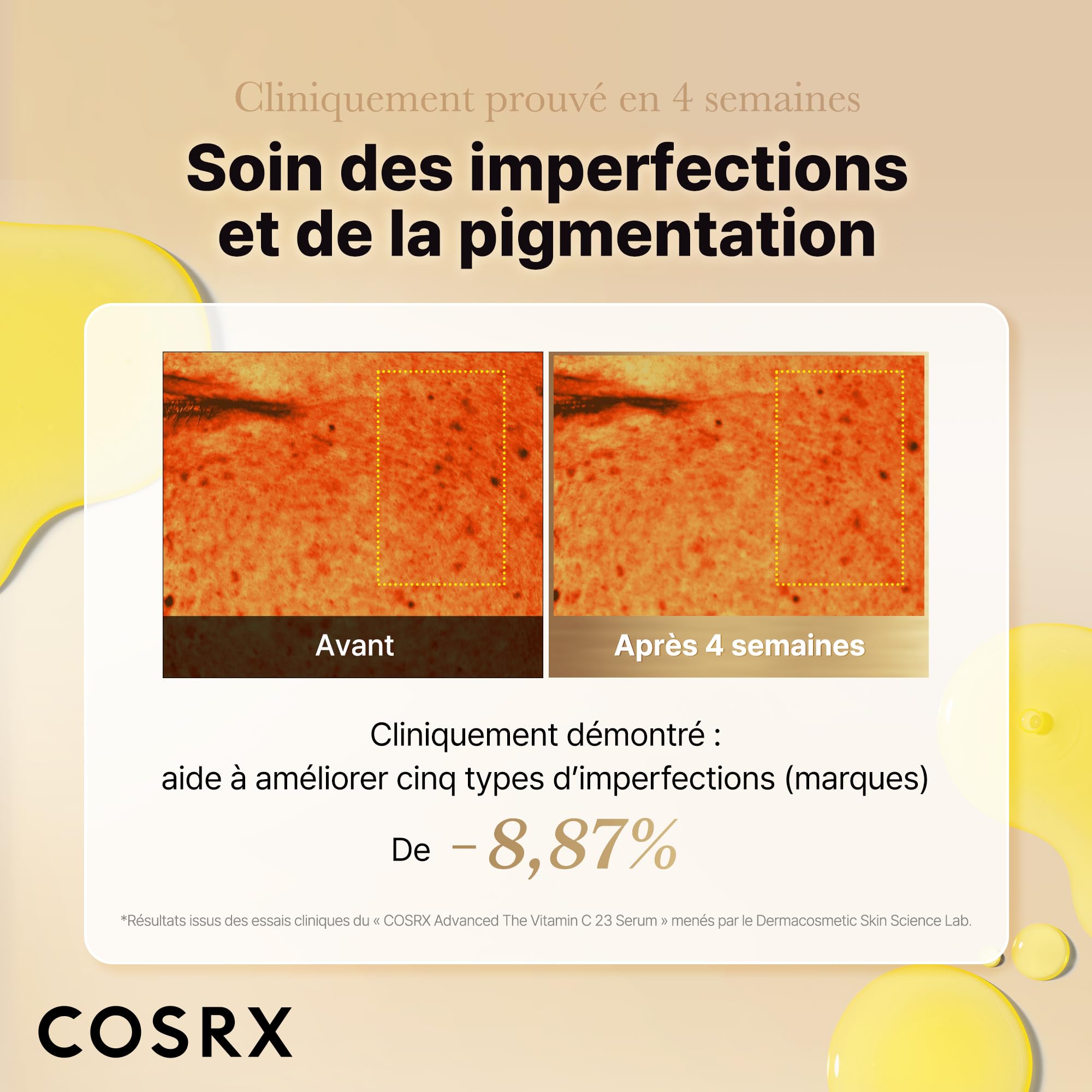 COSRX Advanced Pure Vitamin C 23% Serum mit Vitamin E & glutathion (Erneuerung), Vitamin C Gesichtsserum für einen strahlenden Teint, reduziert feine Linien, 20ml, Korean Skincare