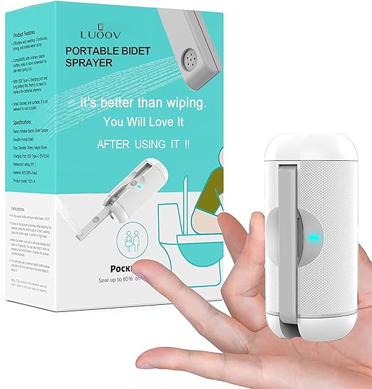 Portable Travel Bidet Electric Rechargeable Mini Handheld Personal