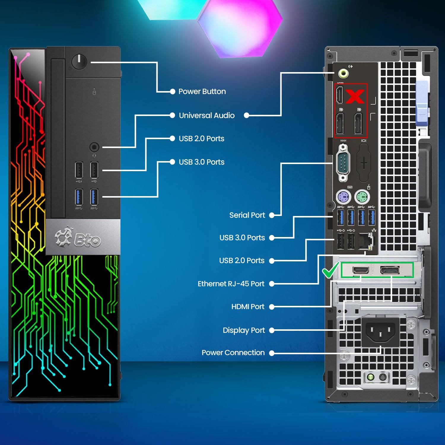 Amazon.com: BTO Gaming Desktop Computer - Intel Core i7-6th Gen