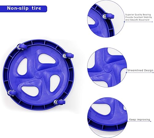 Miniatura 4 de Rodillo abdominal para abdominales, rueda de ejercicio de disco con núcleo de posavasos, deslizadores de fitness, equipo de entrenamiento abdominal,
