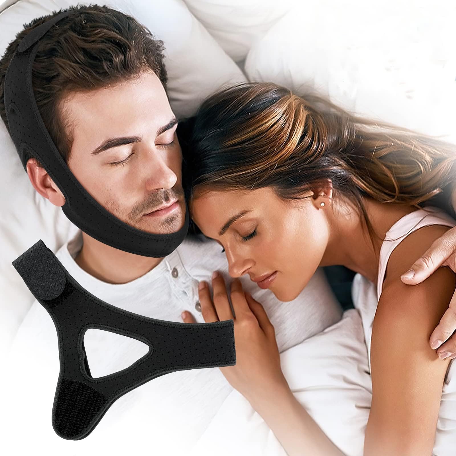 Snoring Chin Strap for by KELIAHWK Anti Snore reducing aid Sleep Devices Device Solution Stop Men &Women Have A Best Night