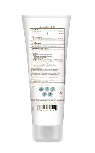 Vista 2 de Australian Gold Botanical SPF 50 Tinted Face Sunscreen, Non-Chemical BB Cream, Water-Resistant, Matte Finish, Sensitive Skin, 3 FL Oz Luz justa