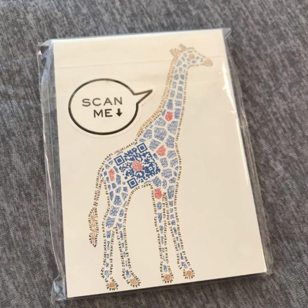 マークバイマークジェイコブス ハート きりん メモ帳