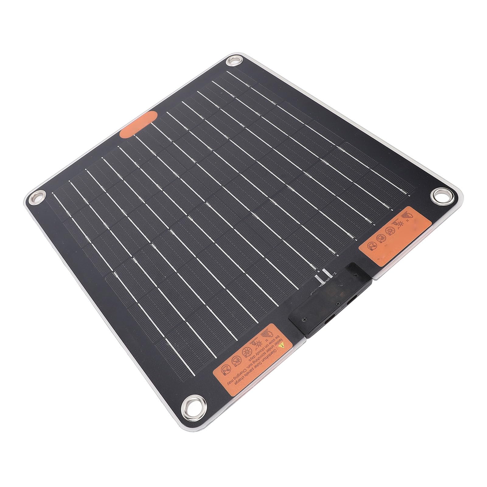 Fdit Panel Solar 20W, Cargador Solar Portátil con Doble Tipo C para