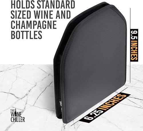 Miniatura 3 de Paquete de manga enfriadora de vino negro y rojo