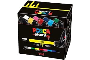 36 Set of Artist-Quality Posca Pencils: Unlock Your Inner Creativity with Mop'R's XXL Round Tips