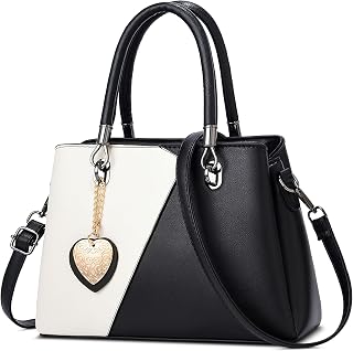 Handtasche Damen mittelgroß Henkeltasche PU Leder Umhängetasche