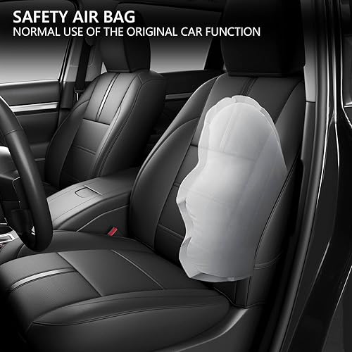 Miniatura 8 de Xipoo Funda de asiento compatible con Toyota Highlander 2020-2024 de 7 asientos de repuesto para accesorios Toyota Highlander 2020-2024 (ajuste