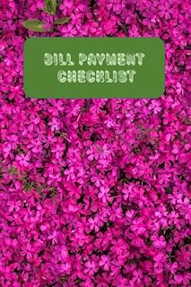 Bill Payment Checklist: Bill Payments Organizer to checklist for bill to be paid for 12 months and enjoy reminder block