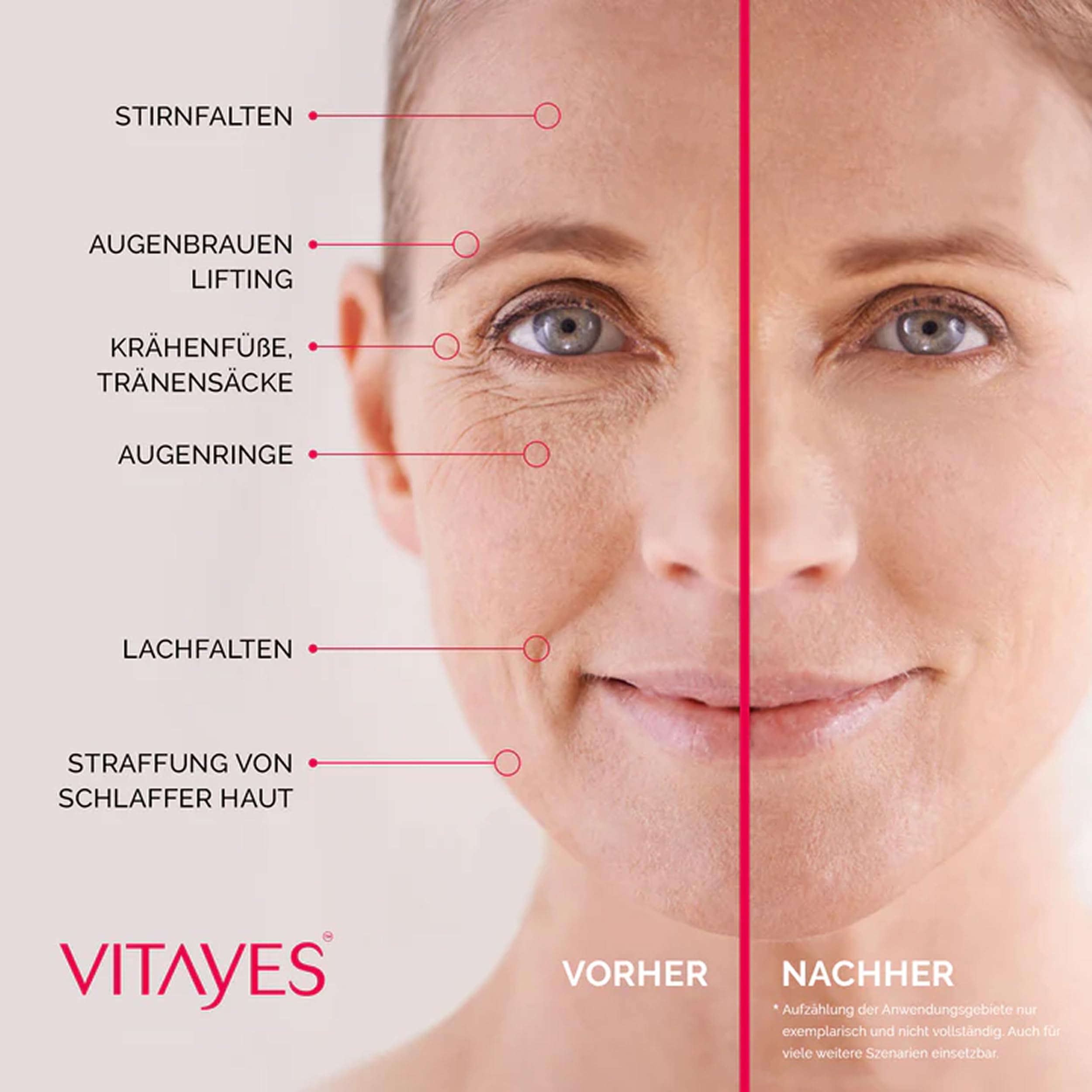 VITAYES Skincare Set Vegan - Instant Ageback 20 ml Soforteffekt - Nachtserum 30 ml Herbaglow NRG Hyaluronsäure - Anti Aging Gesichtspflege Duo - Sichtbar Gepflegte Haut - für alle Hauttypen