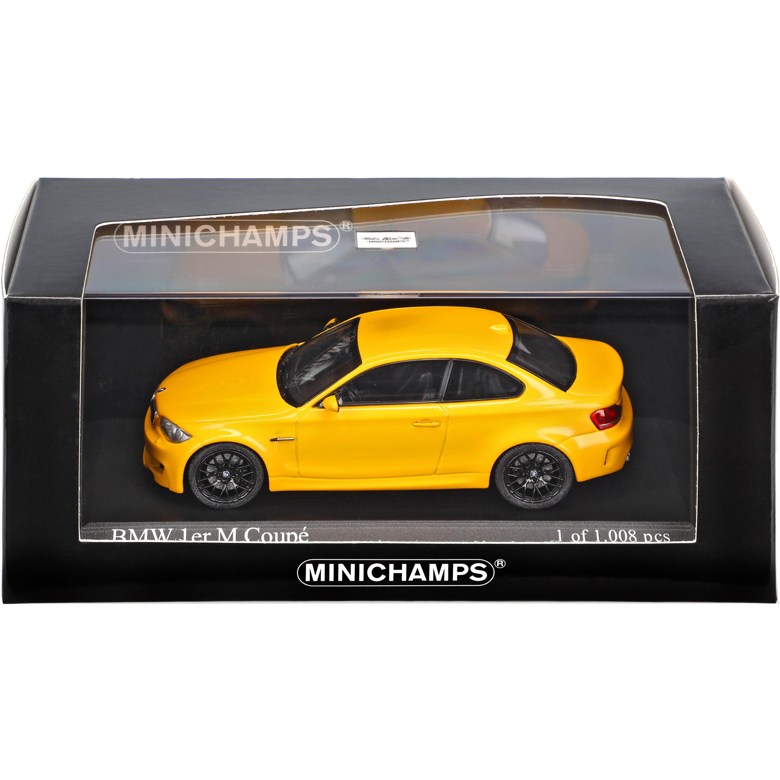 B*M*W 1er 1 M Coupe Coupe Gelb E82 2007-2013 1/43 Minichamps