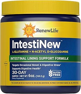 Adult Digestive Enzymes, Dietary Supplement with L-glutamine, Provides Intestinal Lining Support, Helps Fortify the Bowel and Digestion, Dairy, Soy & Gluten Free, 5.7 Oz