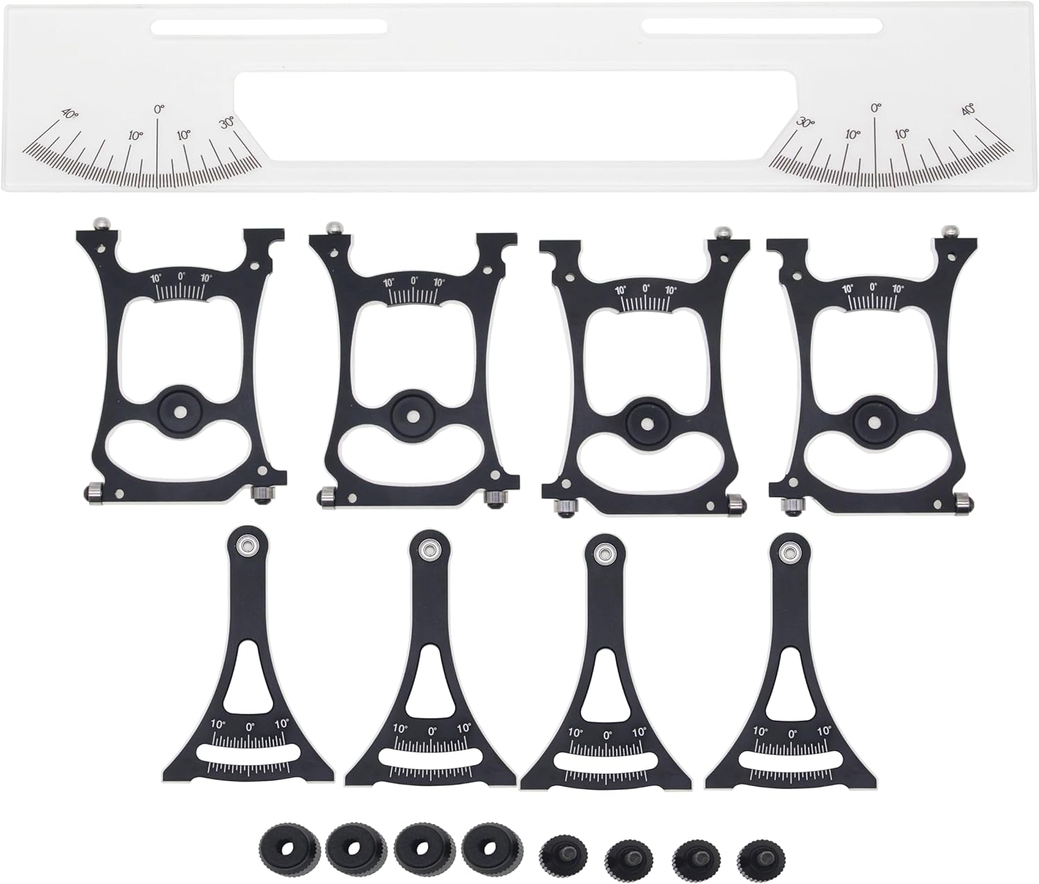 RC Car Setup Station 1/10 Scale, High-Precision Chassis Alignment & Camber Gauge Tool Set for On-Road Touring Car, Suspension Tuning Kit