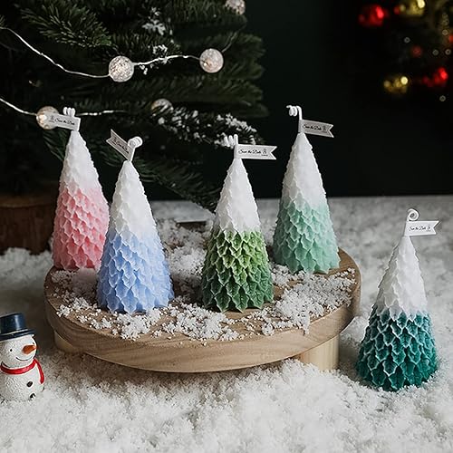 Miniatura 7 de Vela colgante para árbol de Navidad, molde de silicona, yeso, resina epoxi, molde de jabón, pastel de fondante, molde para hornear de chocolate y