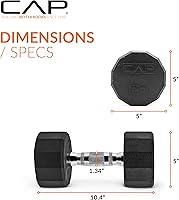 Vista 203 de CAP Barbell - Mancuerna recubierta Varias opciones de pares y conjuntos