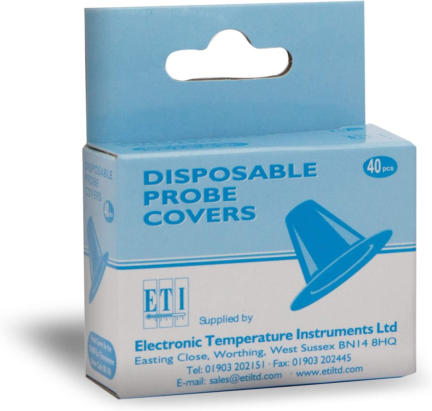 Probe Covers for Digital Ear Thermometer - Pack of 40 Replaceable Protective Hygiene Caps