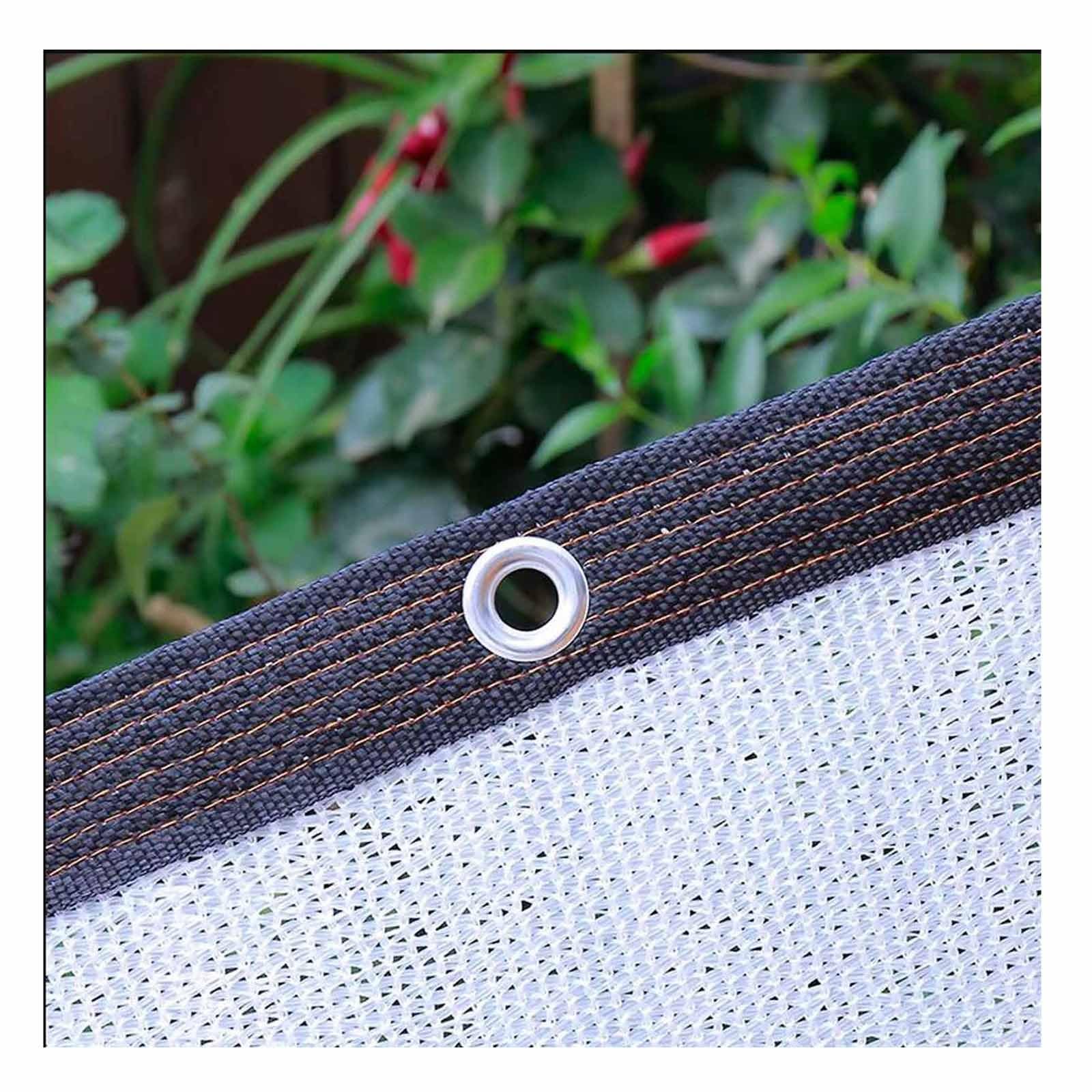 Voile d'ombrage blanc haute densité contre la forte chaleur tissu respirant pour jardin et serre