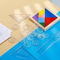 Vista 3 de Outus 50 discos de expansión, cuadernos planificadores, libros de expansión para cuadernos de bricolaje, planificadores transparentes