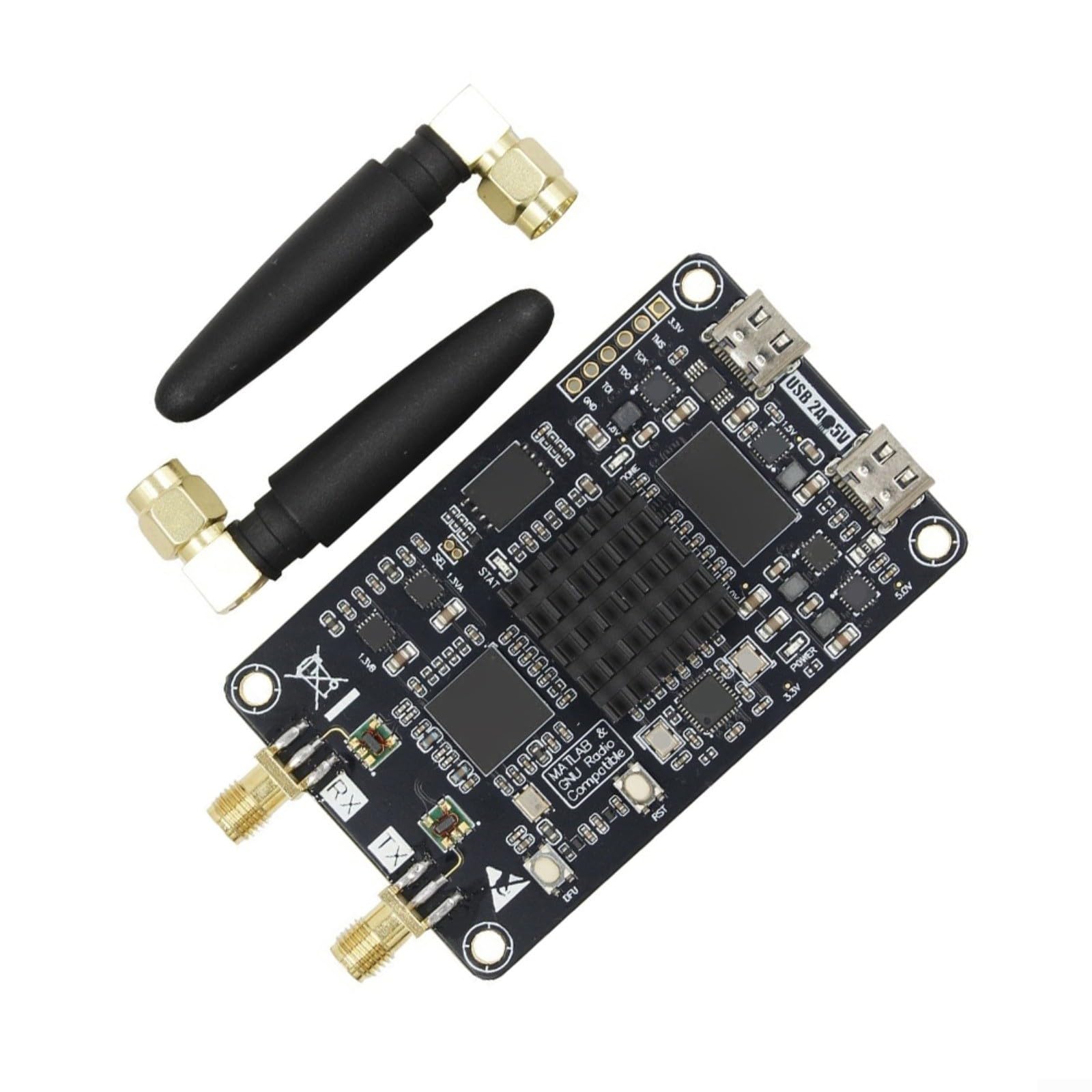 Placa de desarrollo de radio definida por software ZYNQ7010 AD9363, rango de frecuencia de 10 MHz-6 GHz, XC7Z010 FPGA, 512 MB DDR3, USB 3.0, para radioaficionados, ingenieros y estudiantes, carcasa de