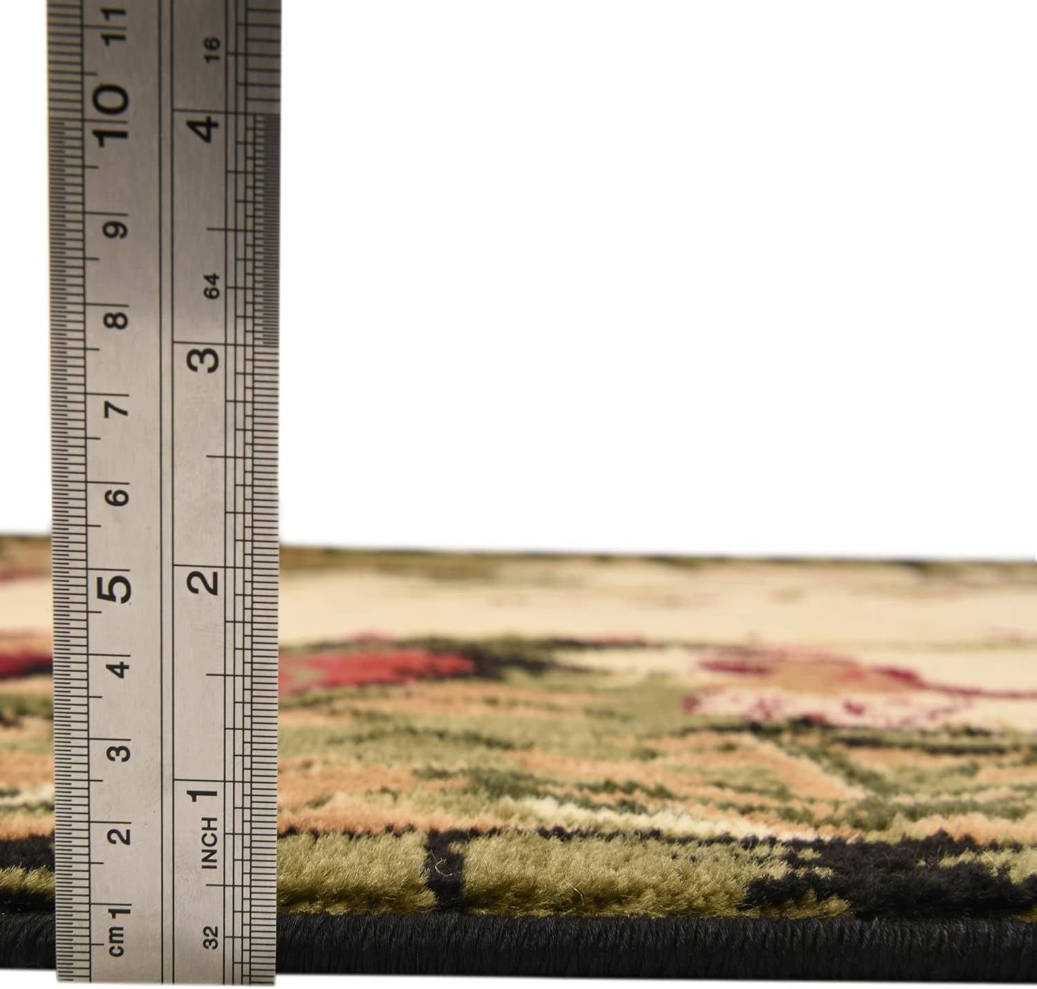 Rugs.com Pastoral Collection Rug – 3' x 5' Cream Medium Rug Perfect for Entryways, Kitchens, Breakfast Nooks, Accent Pieces