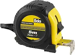 EDA Trena Com Caixa Plástica Emborrachada Eda Preto 5M 1'