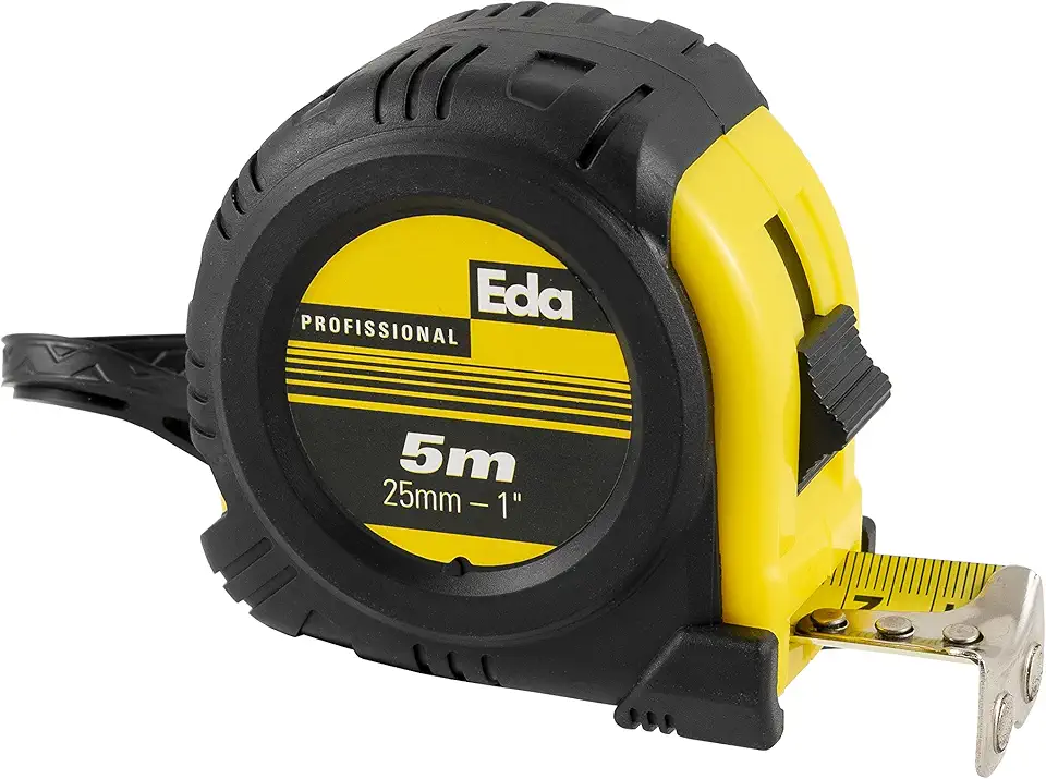 EDA Trena Com Caixa Plástica Emborrachada Eda Preto 5M 1'