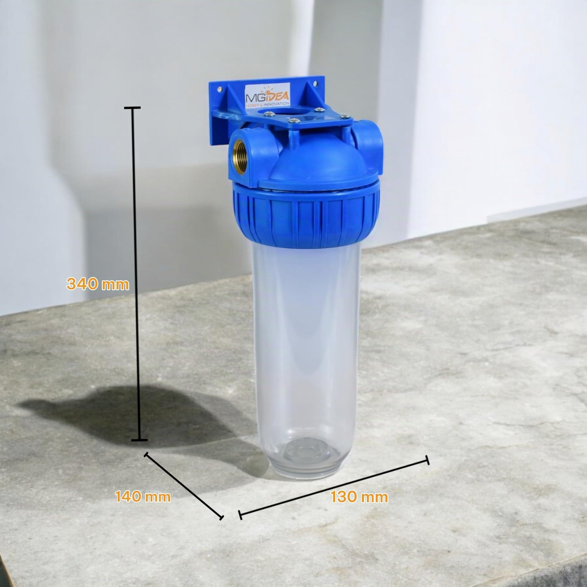 Filtre anti-calcaire, système de filtration sous chaudière installation d'eau siliphos sel polyphosphates (3/4" - trois quarts pouce)