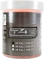 Vista 6 de Umarex T4E - Bolas de pintura prémium para pistolas de paintball, naranja, calibre 43, 430