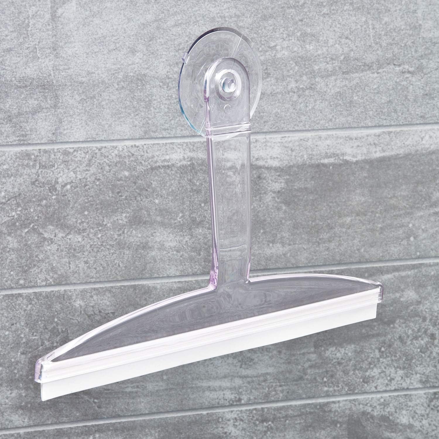 22300 Plastic Plastic Suct Squeee with Stora Hook Shower,